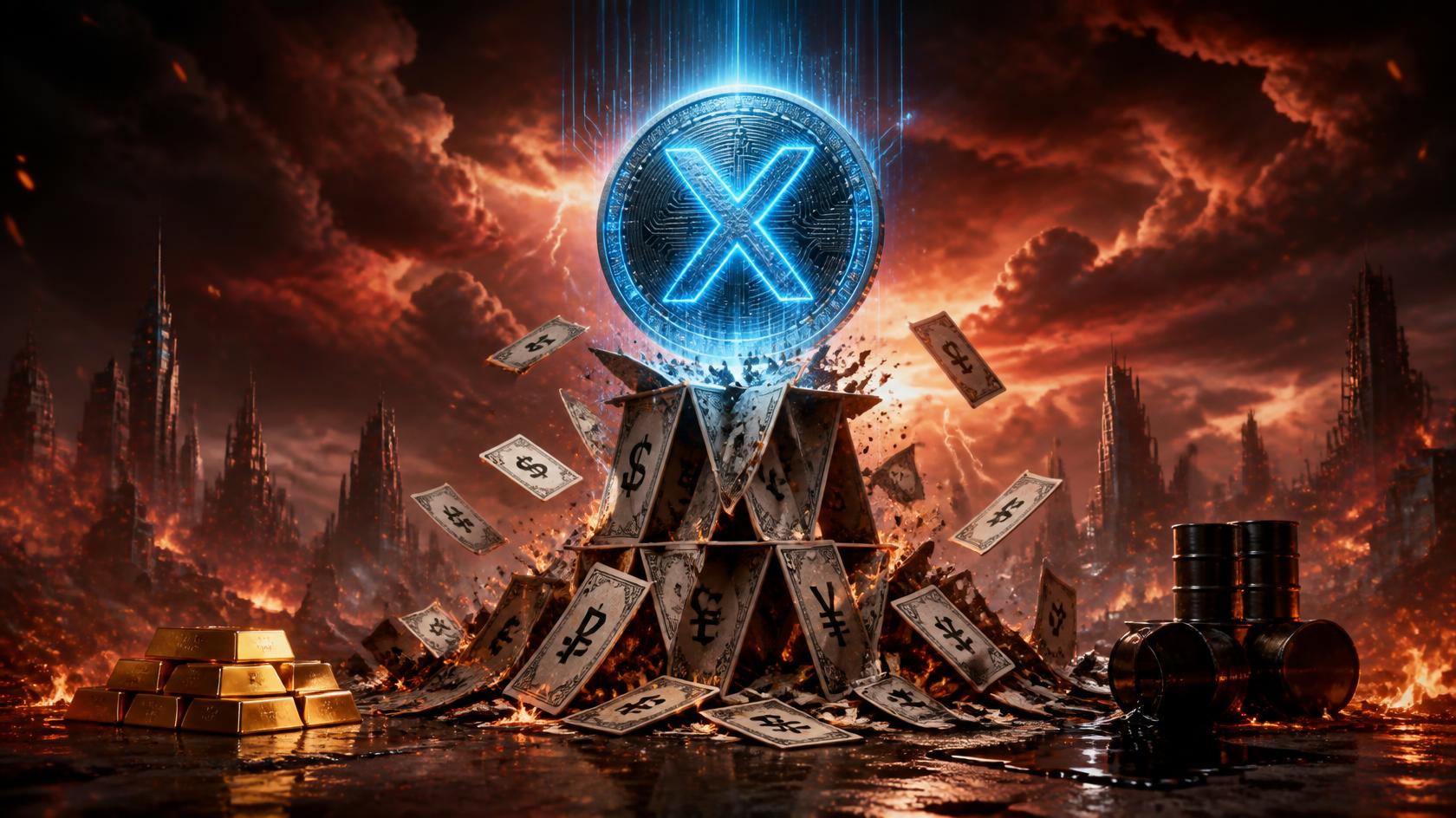 Symbolic image of the monetary reset